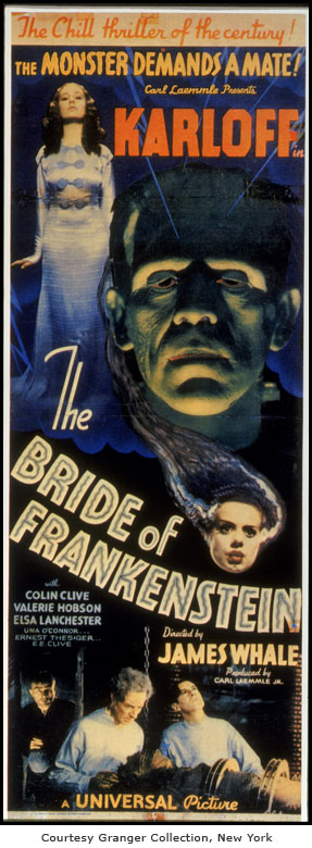 The Bride of Frankenstein:  Courtesy Granger Collection, New York