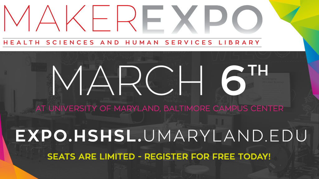 HS/HSL Maker Expo, March 6, 2018, register for free today!