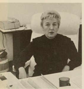 Photograph of Dr. Maureen Henderson, 1972