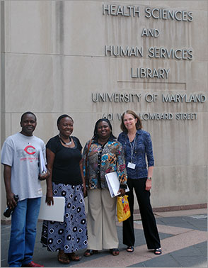 University of Nairobi-College of Heath Sciences Library visited the HS/HSL