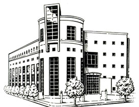 Sketch of the Library Building