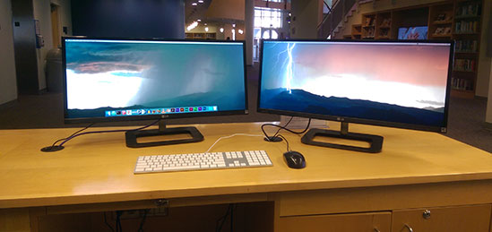 Multimedia Mac Workstation in the HS/HSL Innovation Space