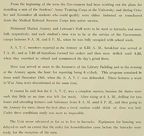 School of Pharmacy Senior Class History, Terra Mariae Yearbook, 1919