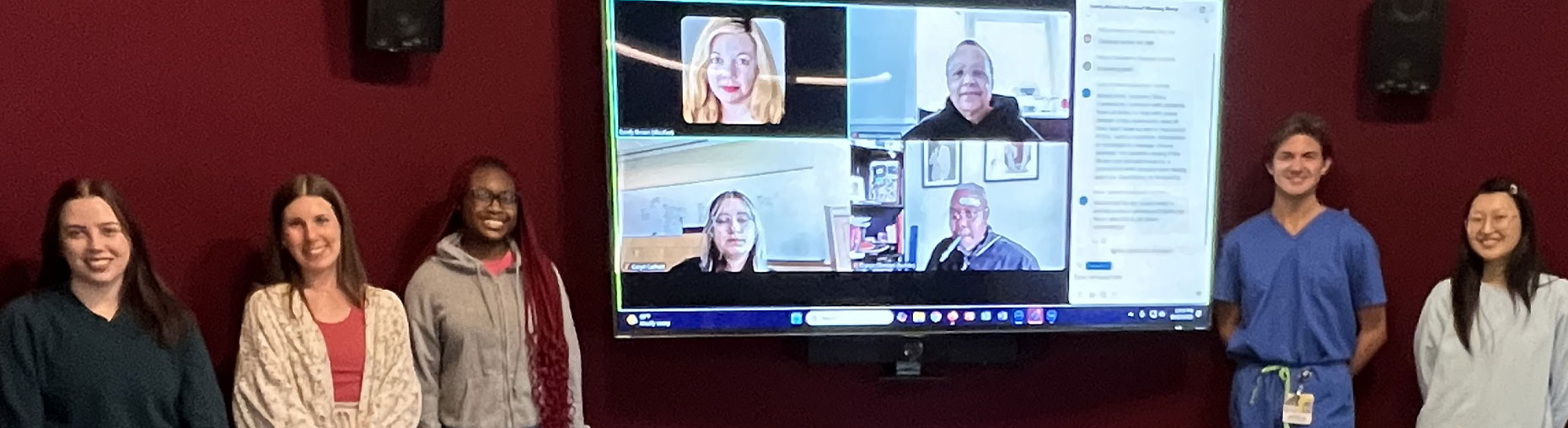 Members of the Student Advisory Board posing for a photo