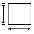 dimensions icon